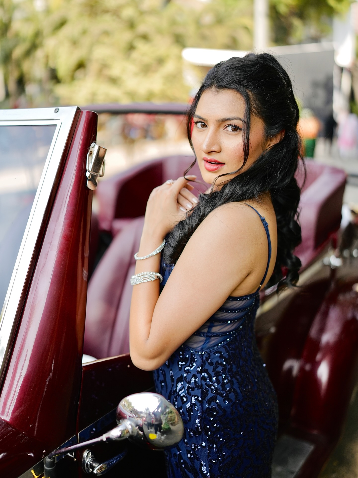 Rutuja Kulkarni Designer Saree Look