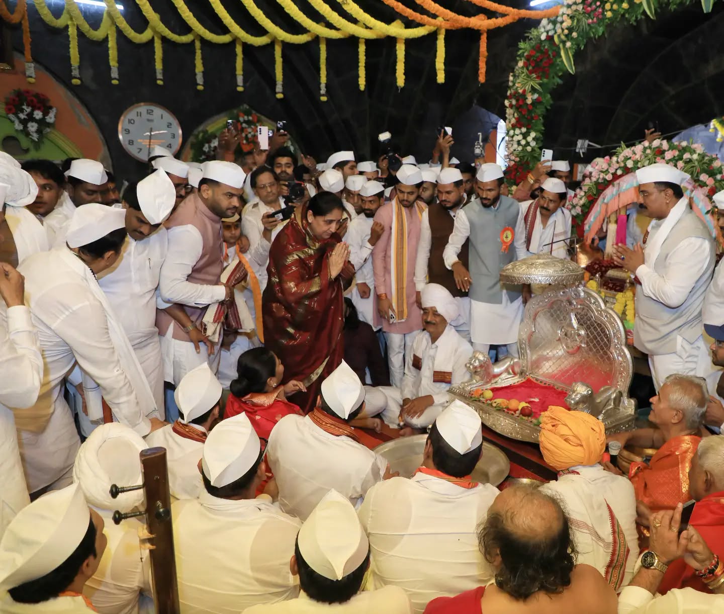 Sant Tukaram Maharaj Palkhi Prasthan 2026 Sunetra Pawar