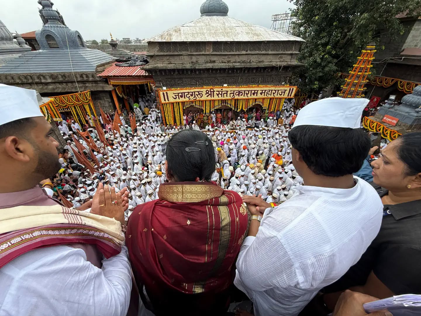 Sant Tukaram Maharaj Palkhi Prasthan 2026 Sunetra Pawar