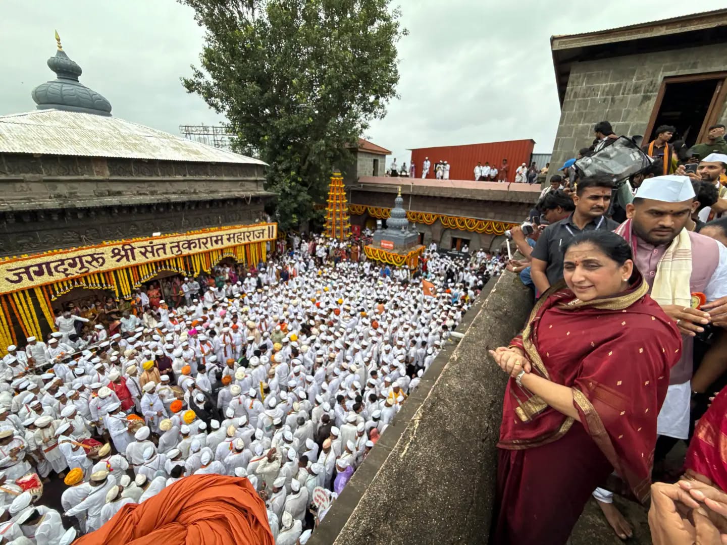 Sant Tukaram Maharaj Palkhi Prasthan 2026 Sunetra Pawar