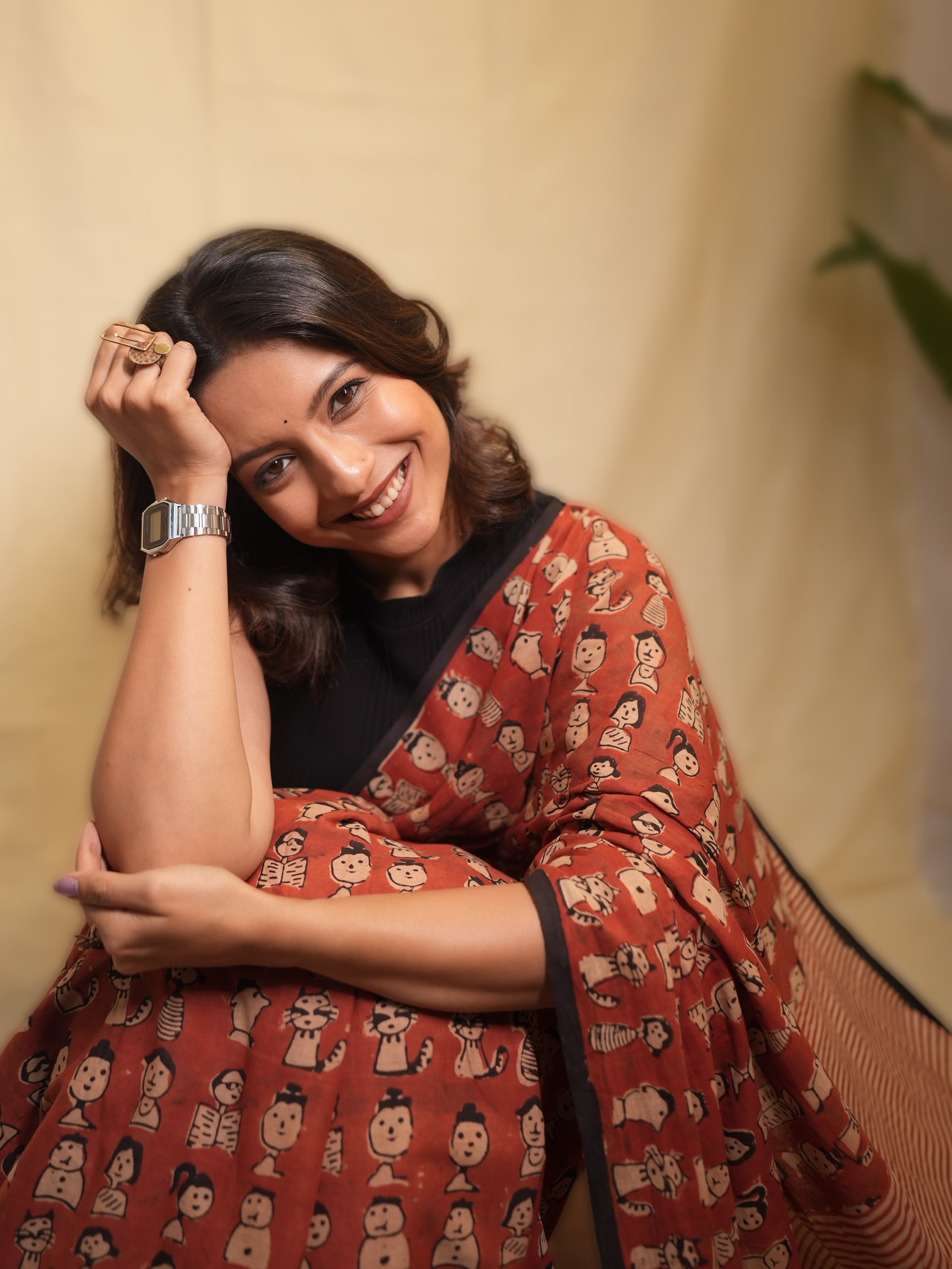 Sharvari Kulkarni Borkar Pink Paithani Saree