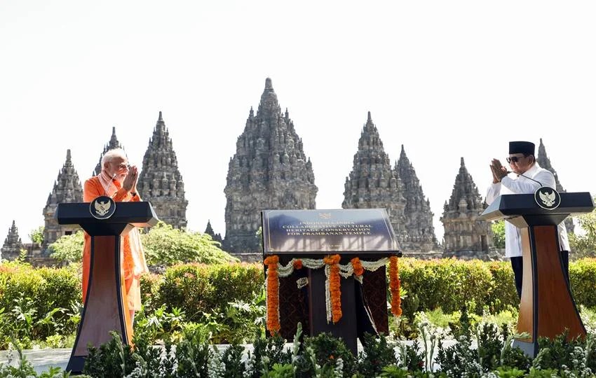 Prambanan Temple history PM Modi Indonesia visit
