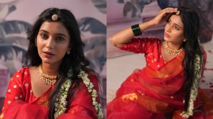 Photos: ‘मुरांबा’ फेम शिवानी मुंढेकरचं लाल सिल्क साडीत सुंदर फोटोशूट