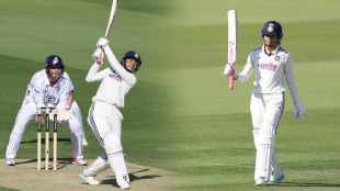 Smriti Mandhana World Record becomes first women to score fifty in both innings test match at lords INDW vs ENGW