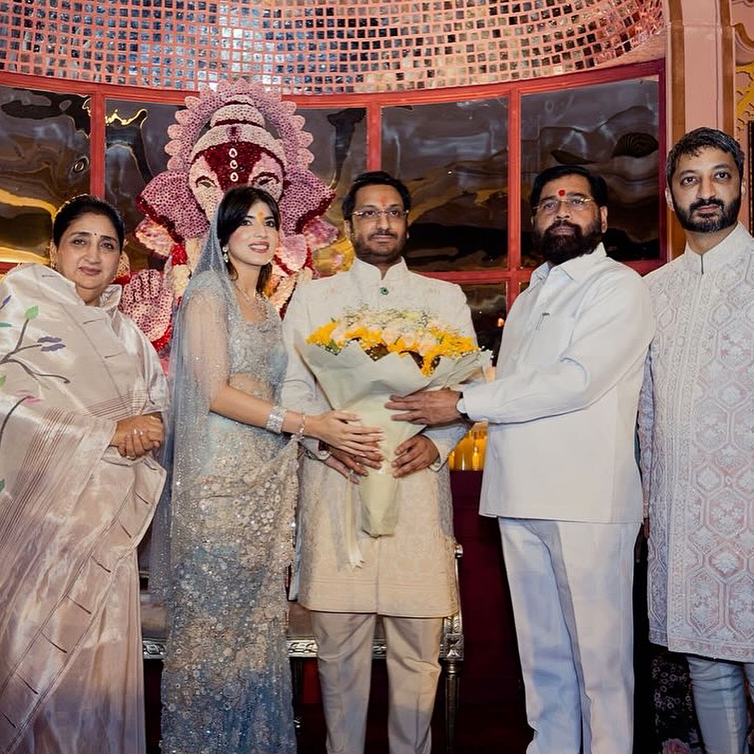 Sunetra Pawar Look At Parth Pawar Engagement 