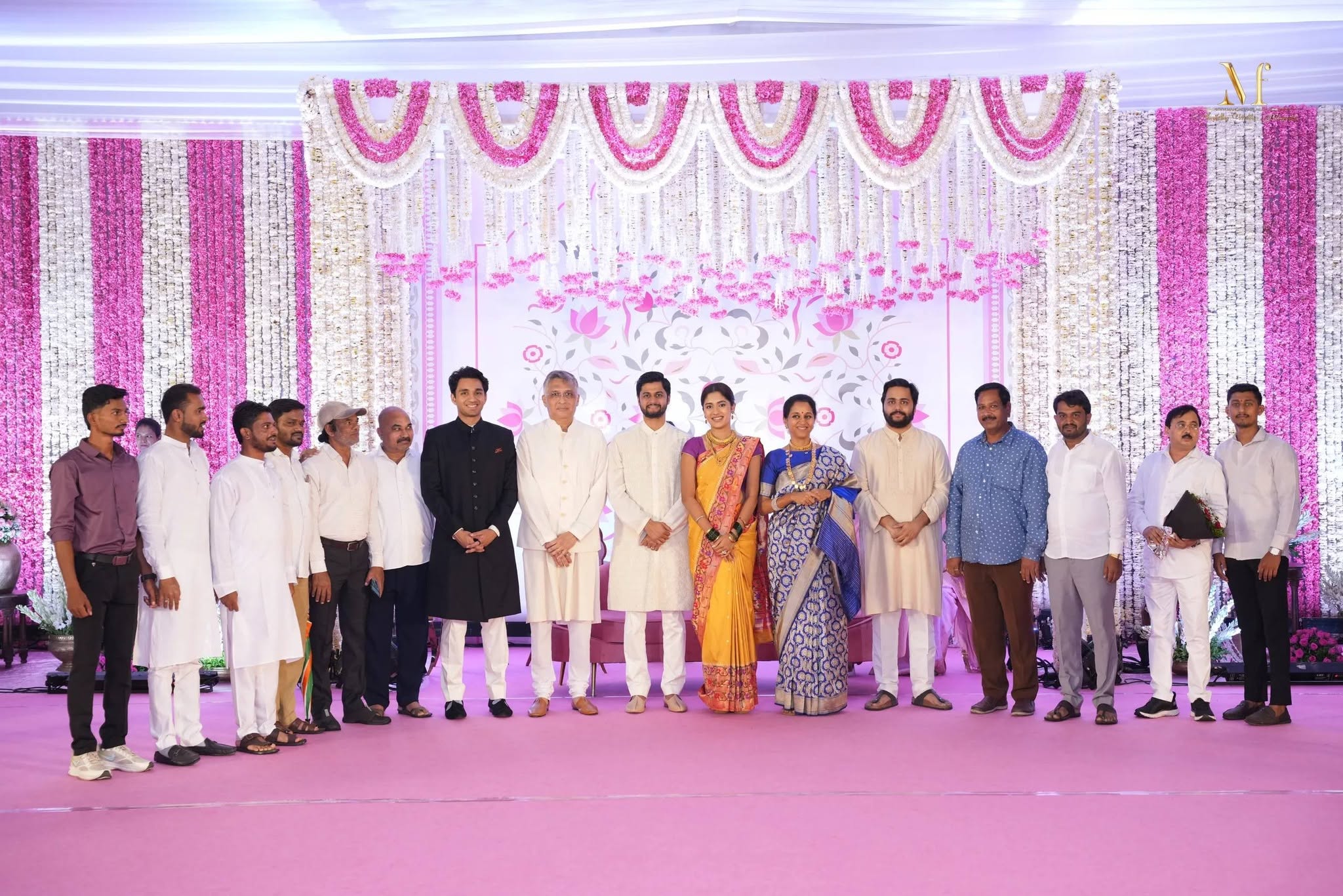 Supriya Sule Banarasi Saree Look For Revati Sule Reception