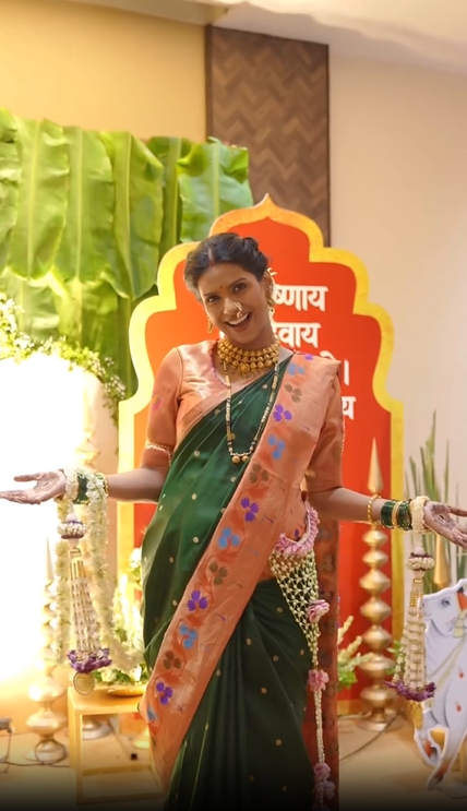 Swarda Thigale Traditional Baby Shower