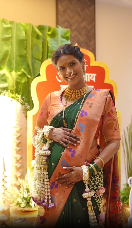 Swarda Thigale Traditional Baby Shower