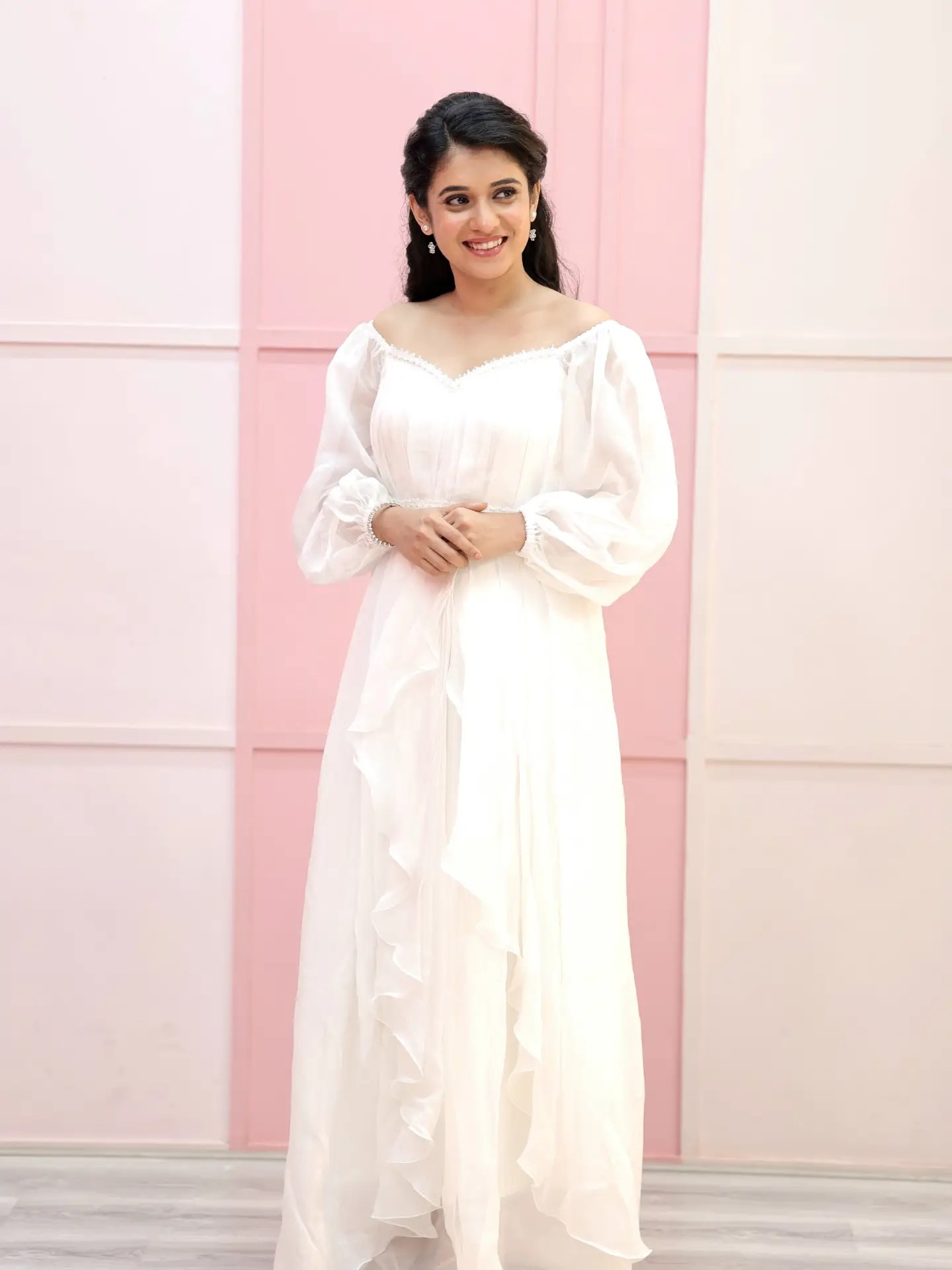 Vaishnavi Kalyankar Gaikwad White Dress Look