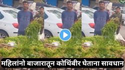 आता भाजीही जीव घेणार का? महिलांनो, पावसाळ्यात कोथिंबीर घेताना सावधान; जुडीतून बाहेर आलं असं काही की VIDEO पाहून पायाखालची जमीन सरकेल
