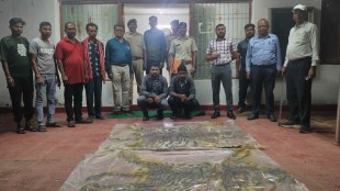 Tiger skin smuggling Gadchiroli police arrest | Maharashtra Chhattisgarh border wildlife trafficking | Bijeshwar Gedam Baburao Madavi arrested | Chhattisgarh forest department raid tiger skin seizure