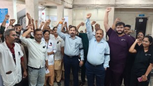 Shivsena Shinde corporator Ramesh Mhatre arrested | Thane civil hospital protest | Shastri nagar hospital medical staff assault case | Maharashtra doctors security demands
