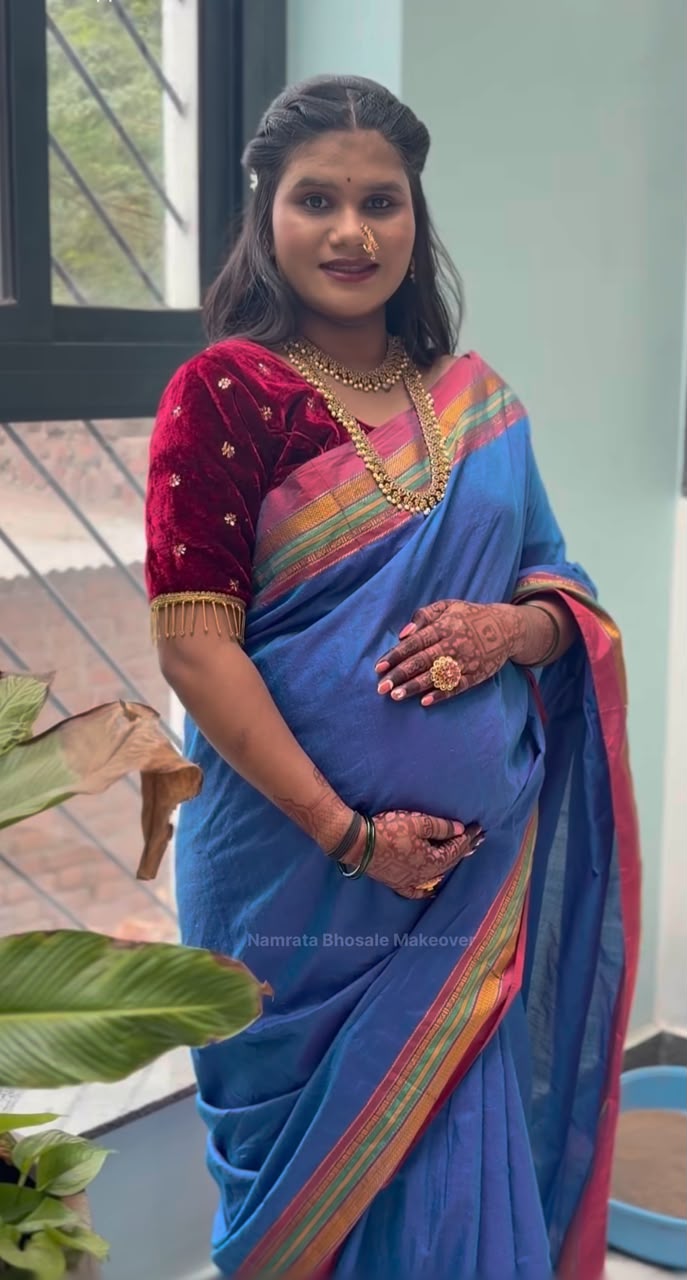 Suraj Chavan wife Sanjana maternity photoshoot