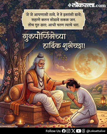 Guru Purnima Wishes in Marathi