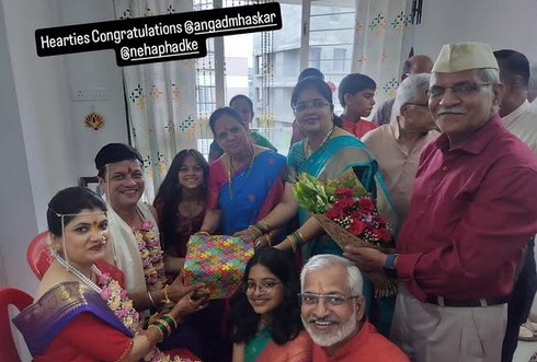 angad-mhaskar-second-marriage-neha-phadke-wedding-photos
