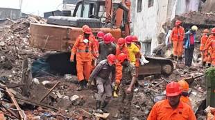 Bhiwandi building collapse news | Kohinoor building collapse Narpoli Thane | NDRF rescue operation Bhiwandi | Dangerous building accident Maharashtra news