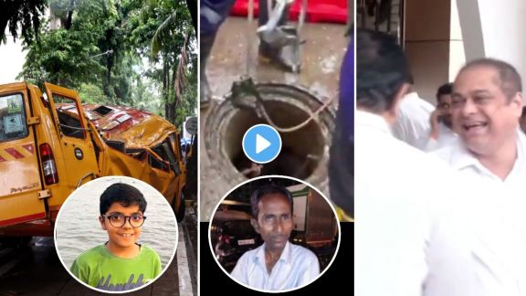BJP MLA Amit Satam Viral Video Controversy | Mumbai Rain Death Toll and Civic Issues | अमित साटम व्हायरल व्हिडिओ स्पष्टीकरण | मुंबई पाऊस दुर्घटना मॅनहोल मृत्यू