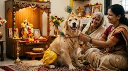 पाळीव कुत्र्याला भक्तीभावानं भगवान कृष्णाची वेशभूषा करणं गुन्हा नाही! उच्च न्यायालयाचा दिलासा