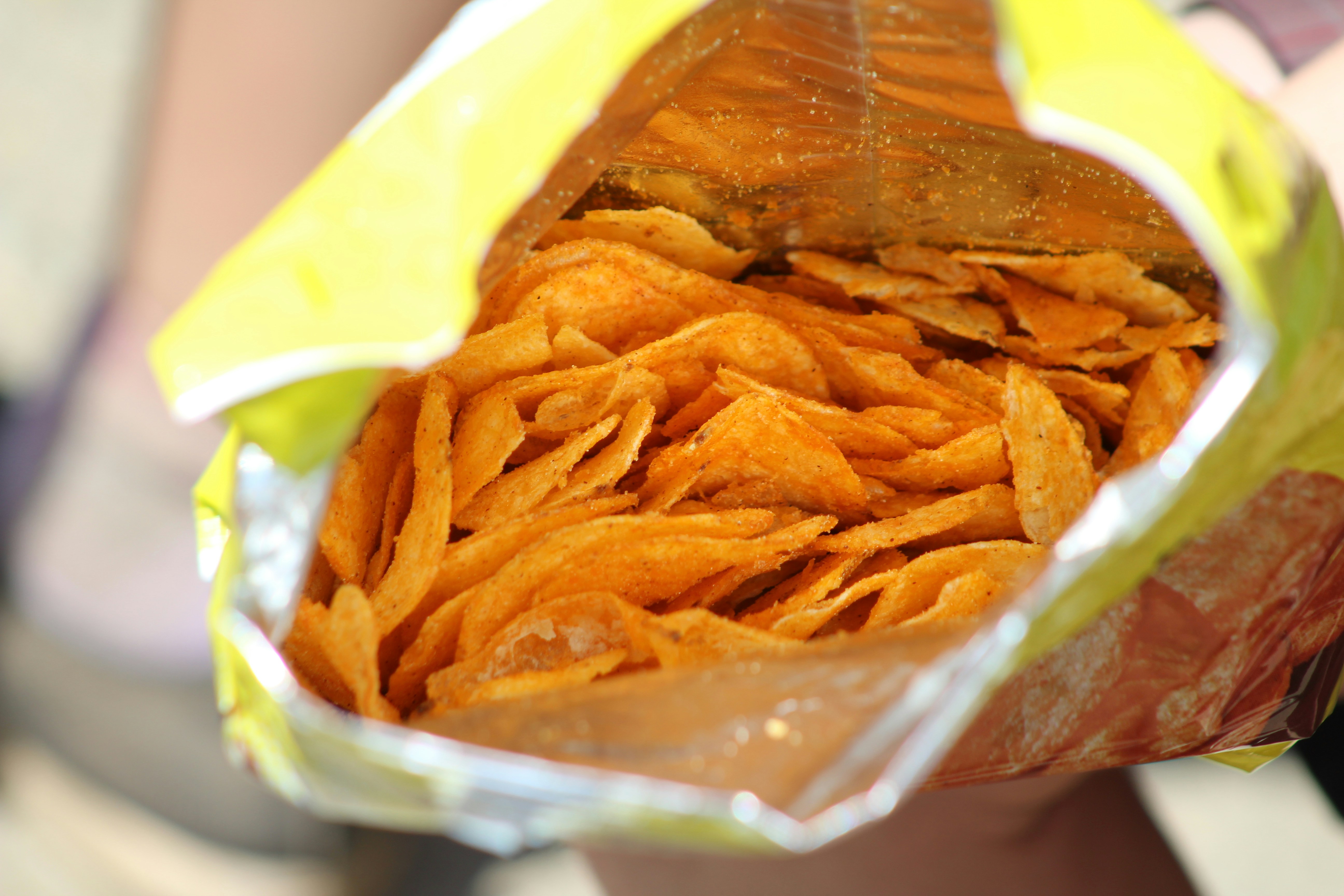 why chip packets are filled with air