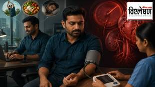 Blood pressure screening with digital monitor highlighting the importance of early hypertension detection