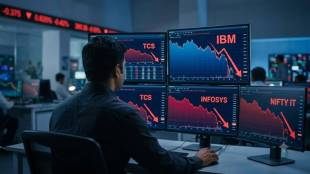 IBM Shares Crash Impact on Indian IT Stocks | TCS Infosys Wipro share price drop after IBM crash