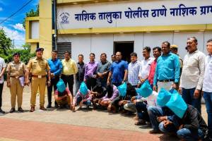 Igatpuri tourists attack site near Bhavali waterfall Nashik | Nashik police arrest suspects in Igatpuri tourist assault case