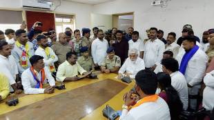 Dada Bhuse meeting with student leaders | TET paper leak case protest Malegaon | Samyak Vidyarthi Sanghatana agitation calling off | Vanchit Bahujan Aghadi Prakash Ambedkar education department Maharashtra