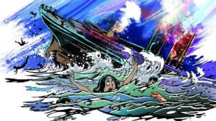 Ramdas boat tragedy history Uran Alibaug | India biggest maritime disaster 1947 Ramdas ship | Bombay Steam Navigation Company historical ship accident | Kasha cha khadak Arbi समुद्र shipwreck Maharashtra