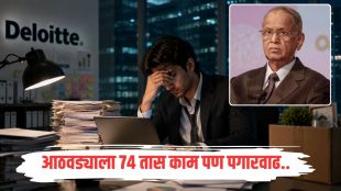 IT engineer Deloitte resignation Marathi career story chart | 70 hour work week salary hike debate IT sector trends | डेलॉईट आयटी अभियंता राजीनामा बातम्या | ७० तास काम आणि पगारवाढ वाद आयटी नोकरी