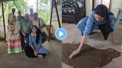 Video: “कोकणातली अस्सल कोकणी जुई…”, शेणाने घर सारवताना दिसली अभिनेत्री, आई दिप्ती बर्वे भागवतने शेअर केला व्हिडीओ