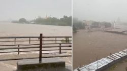 Indrayani River Flood Dehu Alandi: इंद्रायणीला पूर, पुलावर ८ फूट पाणी! संस्थानचे वारकऱ्यांना देहू-आळंदीत न येण्याचे आवाहन