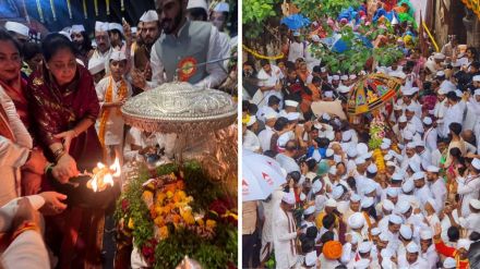 Pune : जगद्गुरु संत तुकाराम महाराज पालखी प्रस्थान सोहळा उत्साहात