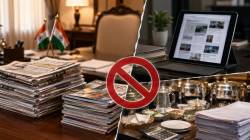 मंत्र्यांच्या कार्यालये, बंगल्यांवर वृत्तपत्रे बंद; वृत्तपत्रांचे ऑनलाइन आवृत्तीवर बोळवण