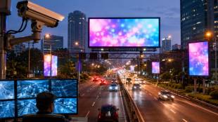 Navi Mumbai Municipal Corporation digital billboard controversy | NMMC proposed CCTV and digital display boards project