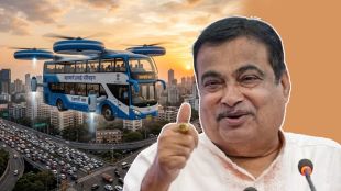 Nitin Gadkari flying bus announcement news
