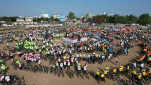 Pandharpur cycle dindi Ashadhi Wari | Maharashtra Karnataka cyclists Pandharpur | Fit India campaign Pandharpur Wari | Pandharpur Cycle Swar Association ringon