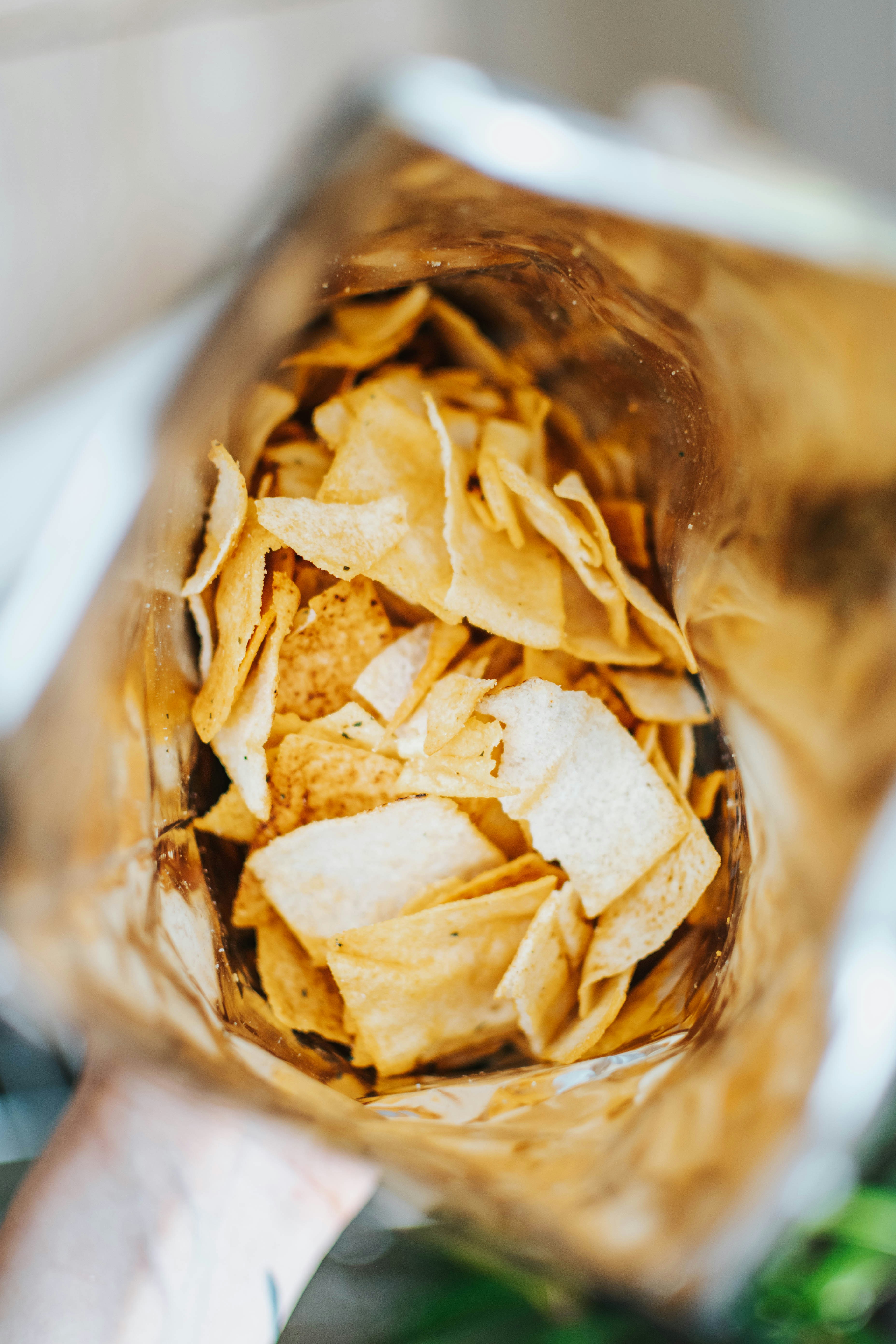 why chip packets are filled with air