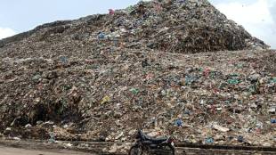 Pimpri Chinchwad Moshi garbage depot building collapse | Waste to Energy project Pimpri accident | Shrirang Barne inspection Moshi garbage depot | PCMC Moshi administrative building collapse site