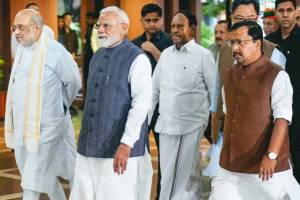 PM Narendra Modi | NDA Parliamentary Party Meeting | Paper Leak Strict Action | Union Minister Kiren Rijiju Press Conference