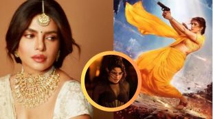 Priyanka Chopra as Mandakini in SS Rajamouli Varanasi Movie First Look