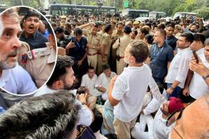 Rahul Gandhi PM Modi Residence Protest Kharge Birthday Strategy