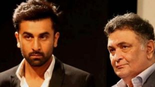 Bollywood veteran Rishi Kapoor with his son Ranbir Kapoor who confessed about smoking weed