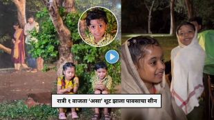 Sairaj Kendre Savlyachi Janu Savali shooting scene