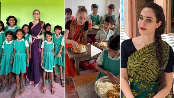 Sandra leaves Dubai corporate job to start free school in India | Swiss woman Sandra talking about Sanatan Dharma principles
