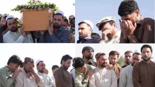 Shapoor Zadran Funeral Video Afghanistan cricketers Rashid khan rahmanhullah gurbaz mohammad nabi cries