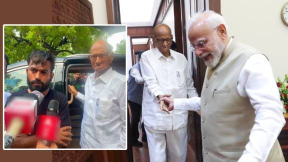 Sharad Pawar PM Narendra Modi Meeting in Delhi | Sharad Pawar NEET Student Protest discussion with PM Modi | शरद पवार पंतप्रधान नरेंद्र मोदी भेट | शरद पवार नीट परीक्षा विद्यार्थी आंदोलन चर्चा
