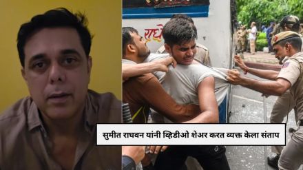 Sumeet Raghavan student protest statement: "प्रश्न विचारले की अपमान होतो?"; सुमीत राघवन संतापला