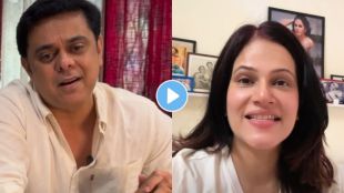 Marathi actor Sumeet Raghavan singing a Marathi song in rainy weather with actress Manva Naik