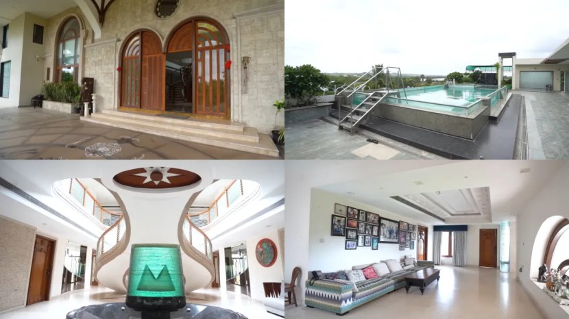 superstar Mohan Babu luxury house inside photos