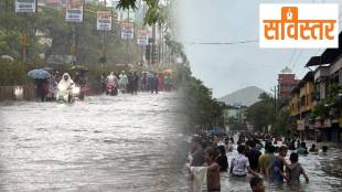 Vasai Virar flood situation during monsoon | Urbanization and wetland encroachment in Palghar | Destruction of Harit Vasai due to illegal construction | Natural drainage blocked causing waterlogging in Maharashtra